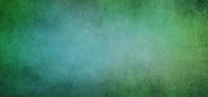 Blue green textured concrete background photo