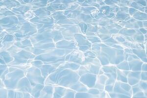 Surface of blue swimming pool texture, background of water in swimming pool photo