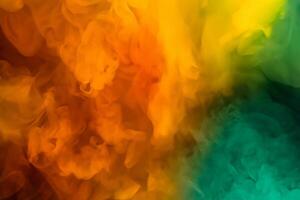 Abstract colorful, multicolored smoke spreading, bright background for advertising or design, wallpaper for gadget photo