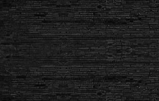Black texture with brick wall for background website or design. photo