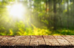 Empty table background photo