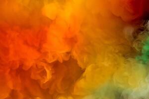 Abstract colorful, multicolored smoke spreading, bright background for advertising or design, wallpaper for gadget photo