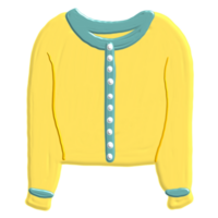 knit sweater with acrylic png