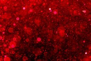 Beautiful red glitter vintage lights photo