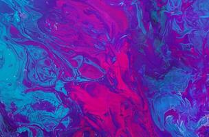 Oil Painting closeup texture background with blue, lilac white colors vivid colorful creative detailed vibrant brush strokes photo