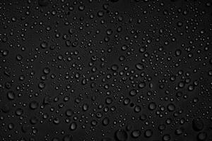 water droplets on black background photo