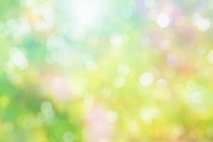 nature abstract blur bokeh in pastel tone spring concept background, pastel nature background photo