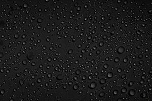 water droplets on black background photo