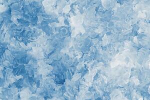 Ice texture background. The textured cold frosty surface of crushed ice. photo