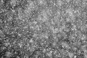 Snowflakes against black background for adding falling snow texture into your project. Add this picture as Screen mode layer in photo editor to add falling snow to any image.