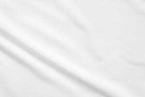 White fabric smooth texture surface background photo