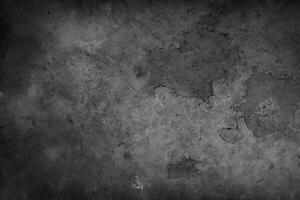 Black textured grunge concrete background photo