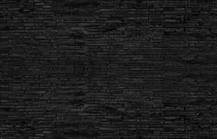 Black texture with brick wall for background website or design. photo