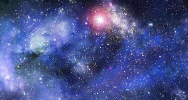 Bright Star Nebula. Distant galaxy. Abstract image. Elements of this image furnished by NASA. photo