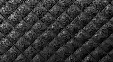 a black leather texture with a diamond pattern photo