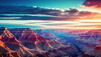 ai generato il mille dollari canyon è un' popolare destinazione per turisti video