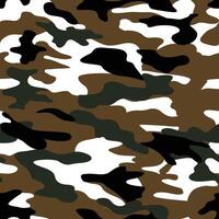 textura militar camuflaje se repite sin costura Ejército verde caza vector