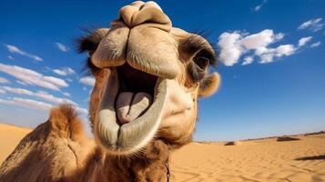 AI generated camel high quality image photo