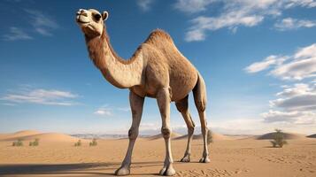 AI generated camel high quality image photo