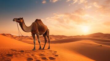 AI generated camel high quality image photo