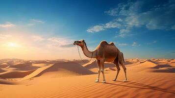 AI generated camel high quality image photo