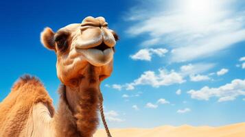 AI generated camel high quality image photo