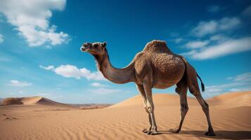 AI generated camel high quality image photo