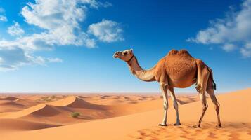 AI generated camel high quality image photo