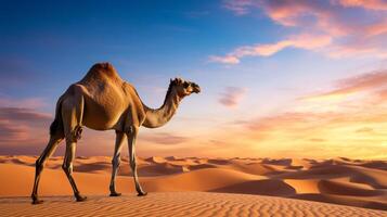 AI generated camel high quality image photo