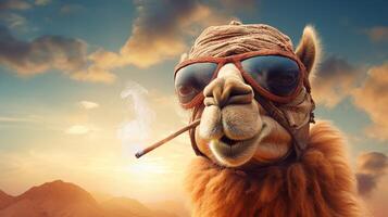 AI generated camel high quality image photo