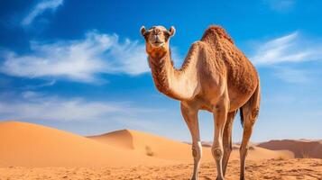 AI generated camel high quality image photo