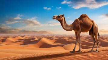 AI generated camel high quality image photo