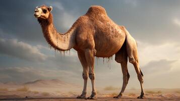 AI generated camel high quality image photo