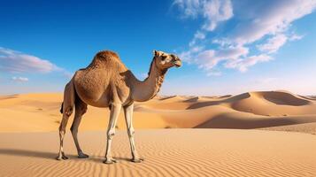 AI generated camel high quality image photo