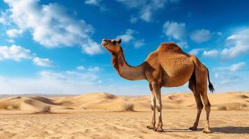 AI generated camel high quality image photo