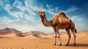 AI generated camel high quality image photo