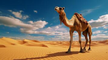 AI generated camel high quality image photo