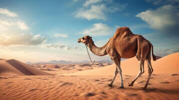 AI generated camel high quality image photo