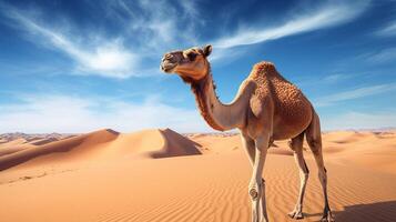 AI generated camel high quality image photo