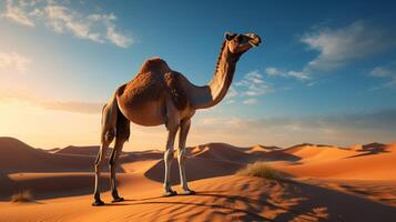 AI generated camel high quality image photo