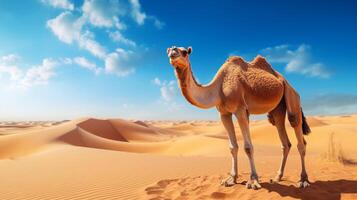 AI generated camel high quality image photo