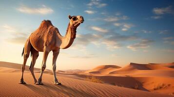 AI generated camel high quality image photo