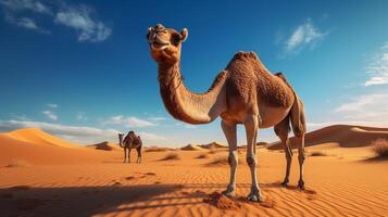 AI generated camel high quality image photo