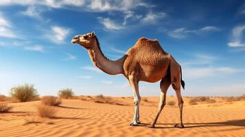 AI generated camel high quality image photo