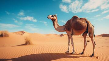 AI generated camel high quality image photo