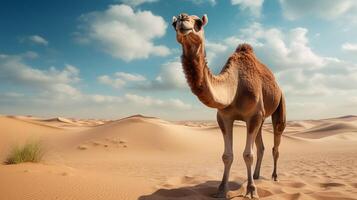 AI generated camel high quality image photo