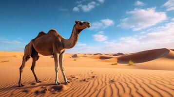 AI generated camel high quality image photo