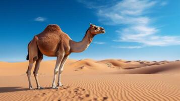 AI generated camel high quality image photo