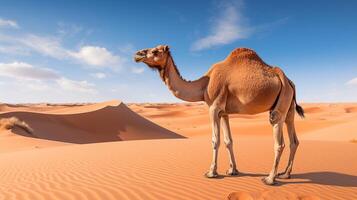 AI generated camel high quality image photo