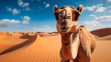 AI generated camel high quality image photo